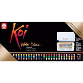 Talens Sakura Koi Water Colors Studio Set Estuche de 72 Colores Surtidos