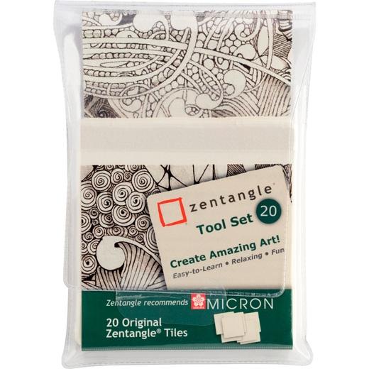 Talens Sakura Zentangle Tool Set 20 Tarjetas 89x89 mm Blanco Talens Sakura Zentangle Tool Set 20 Tarjetas 89x89 mm Blanco