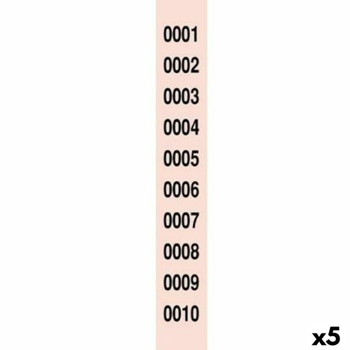 LOAN Talonario Series Rifas 1-10000 (Set de 5)