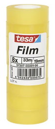 Tesa Cinta Adhesiva Transparente Standard Shrink Tower Rollo 19 mm X 33M Torre 8 Ud