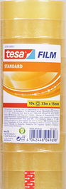 Cinta Adhesiva Tesa Standard En Torre Rollo 33X15 (Set de 10)