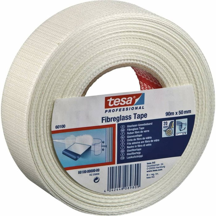 Tesa Cinta de Fibra de Vidrio 48 mm x 45 m Blanco Tesa Cinta de Fibra de Vidrio 48 mm x 45 m Blanco