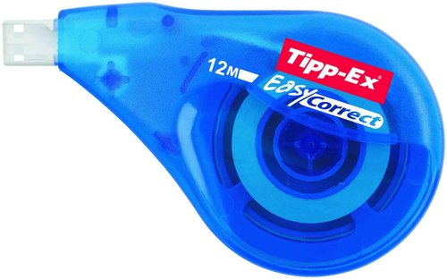Tipp-Ex Easy Correct Cinta Correctora 4,2mm x 12m (Pack de 10 unidades)