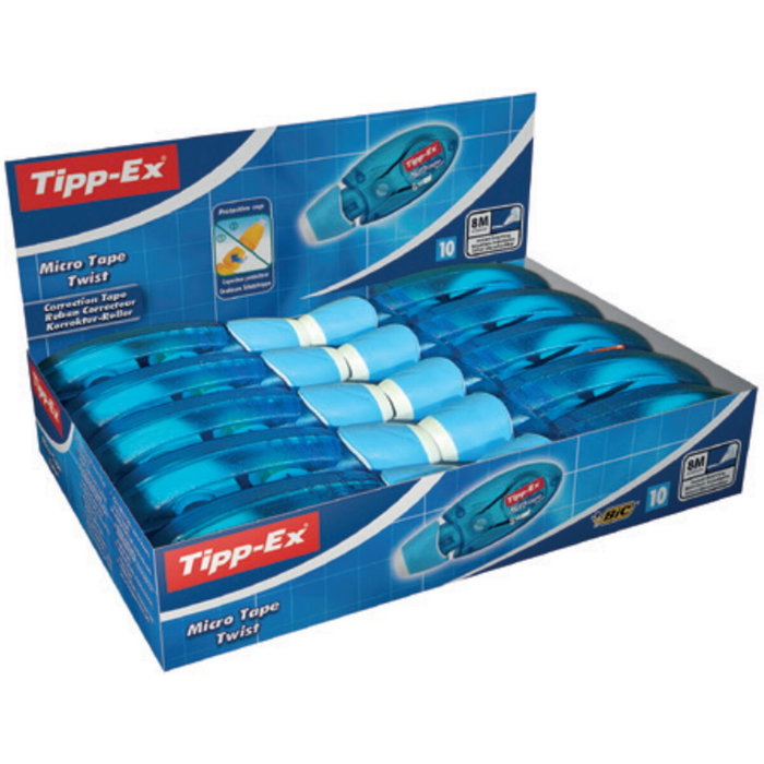 Tipp-Ex Micro Tape Twist 5mm x 8m Caja de 10 unidades