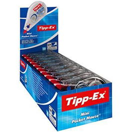 Tipp-Ex Cinta Correctora Mini Pocket Mouse 5 mm x 6 m, 10 Unidades