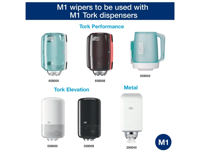 Tork Papel Secamanos M1 Mini 1 Capa 120 m, 11 Unidades
