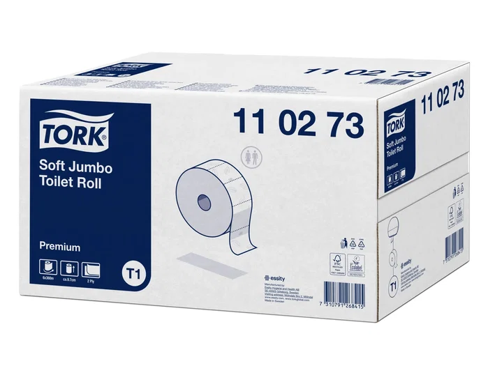 Tork Papel higiénico Jumbo Suave 2 capas 360 m paquete de 6 rollos Tork Papel higiénico Jumbo Suave 2 capas 360 m paquete de 6 rollos