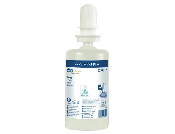 Tork Jabón en Espuma S4 Rehidratante Aroma Delicado 1000 ml