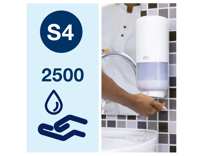 Tork Jabón en Espuma S4 Rehidratante Aroma Delicado 1000 ml