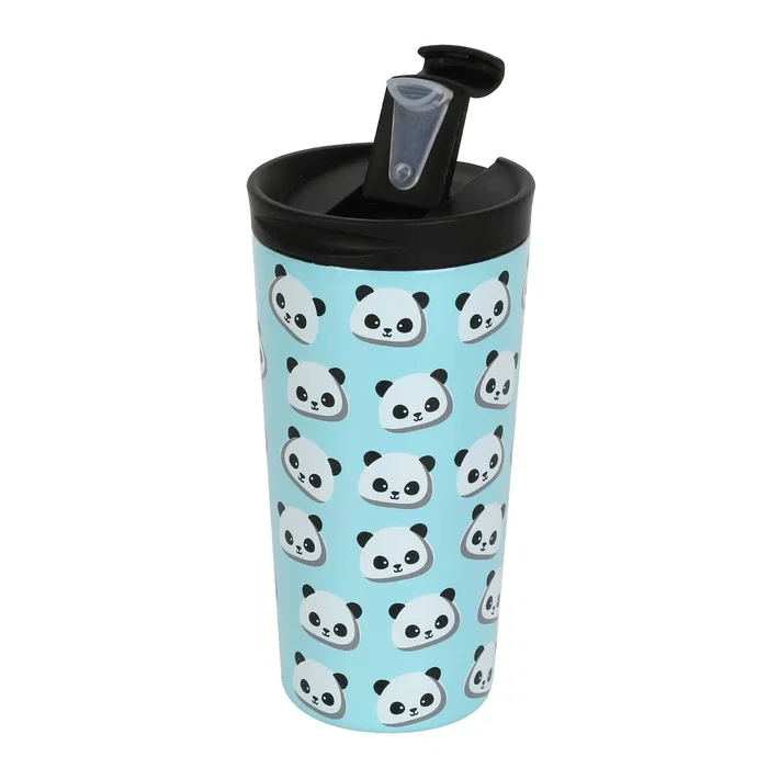 I-drink taza isotérmica 350 ml a/inoxidable doble pared panda