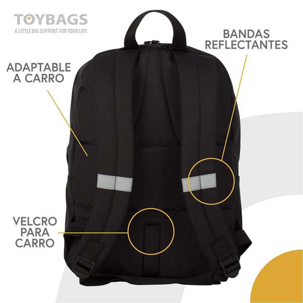 Toybags Mochila Escolar Juvenil Fortnite Crazy Banana Adaptable a Carro Ruedas Textil 41x30.5x12cm Toybags Mochila Escolar Juvenil Fortnite Crazy Banana Adaptable a Carro Ruedas Textil 41x30.5x12cm