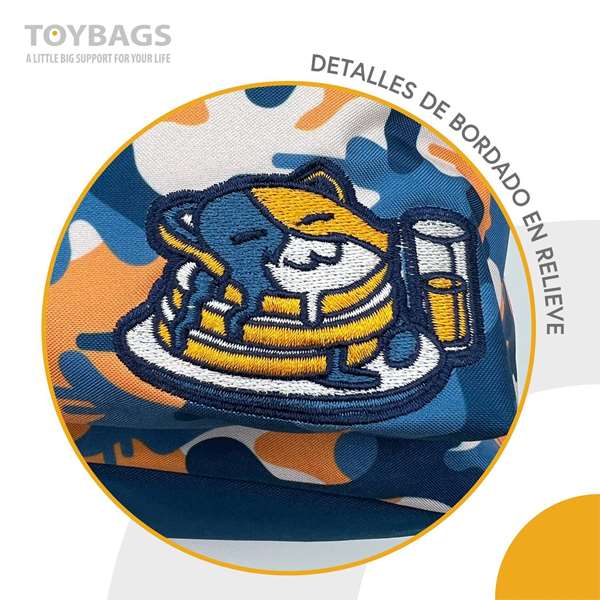 TOYBAGS Mochila Fortnite Blue Camo Diseño Americano TOYBAGS Mochila Fortnite Blue Camo Diseño Americano