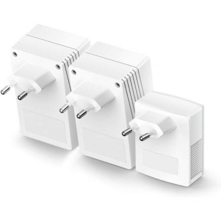 TP-Link Kit Adaptador Powerline TL-WPA4220T, Wi-Fi y Ethernet, 2 Unidades TL-WPA4220 + 1 TL-PA4010, 500 Mbps, HomePlug AV2, Alcance 300m