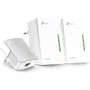 TP-Link Kit Adaptador Powerline TL-WPA4220T, Wi-Fi y Ethernet, 2 Unidades TL-WPA4220 + 1 TL-PA4010, 500 Mbps, HomePlug AV2, Alcance 300m