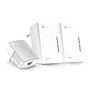 TP-Link TL-WPA4220T KIT Adaptador de Red PowerLine 300 Mbit/s Ethernet Wifi Blanco 3 Pieza(s)