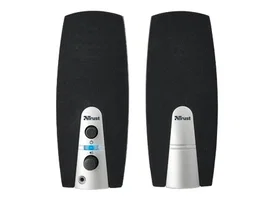 Trust Altavoces Mila, 10W RMS, 2.0, con Conexión Auxiliar 3.5mm