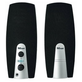 Trust MiLa 2.0 Altavoces Estéreo 10W Negro y Plata