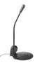 Trust 21674 Micrófono para PC de escritorio, alta sensibilidad, ángulo ajustable, cable 1.80m, negro