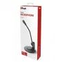 Trust Primo Micrófono De Escritorio con Pedestal Ajustable, Alta Sensibilidad, Cable 1.8 m, Negro