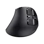 Trust Voxx Ratón Vertical Ergonómico Inalámbrico Bluetooth/2.4GHz Negro