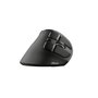 Trust Voxx Ratón Vertical Ergonómico Inalámbrico Bluetooth/2.4GHz Negro