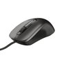 Trust Carve Ratón Óptico Ambidextro USB 1200 DPI Negro