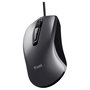 Trust Carve Ratón Óptico Ambidextro USB 1200 DPI Negro