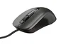 Trust Carve Ratón Óptico con Cable USB, 1200 DPI, Negro