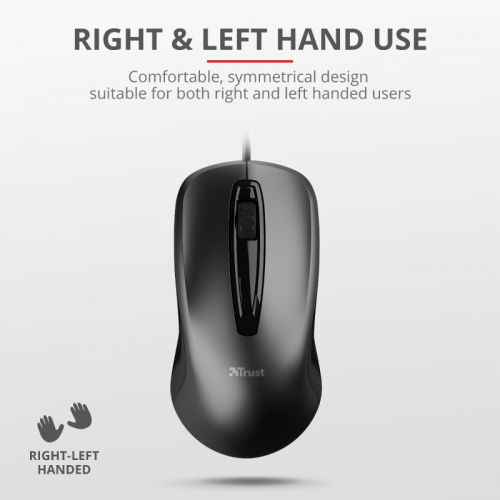 Trust Carve Ratón Óptico Ambidextro USB 1200 DPI Negro Trust Carve Ratón Óptico Ambidextro USB 1200 DPI Negro