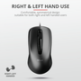 Trust Carve Ratón Óptico Ambidextro USB 1200 DPI Negro