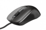Trust Carve Ratón Óptico Ambidextro USB 1200 DPI Negro