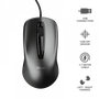 Trust Carve Ratón Óptico Ambidextro USB 1200 DPI Negro