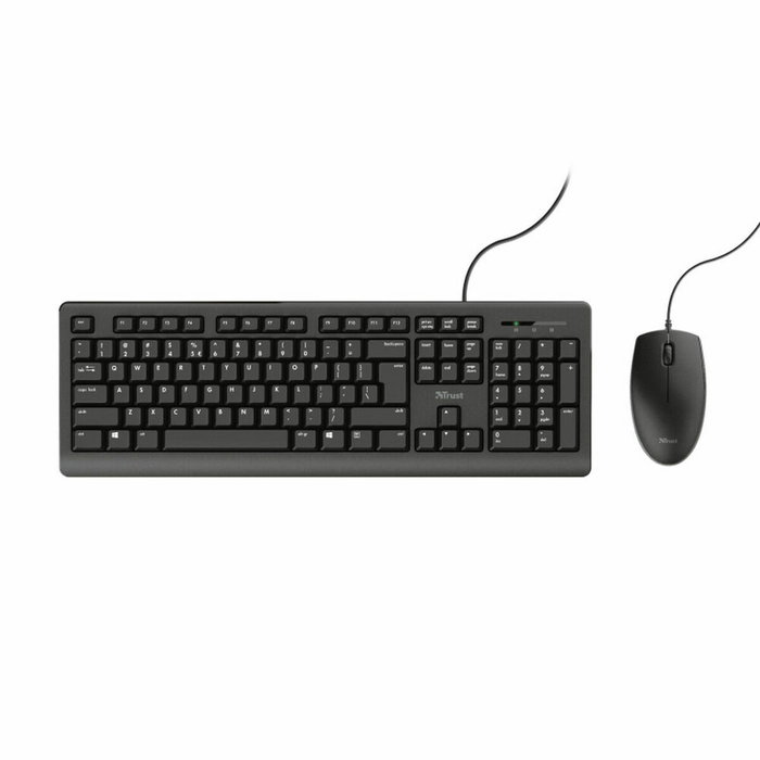 Trust TKM-250 Teclado y Ratón Negro con Conexión USB