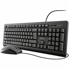 Trust TKM-250 Teclado y Ratón Negro con Conexión USB