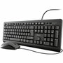 Trust TKM-250 Teclado y Ratón Negro con Conexión USB