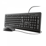 Trust TKM-250 Teclado y Ratón Negro con Conexión USB