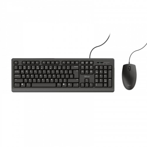 Trust TKM-250 Teclado y Ratón Negro con Conexión USB