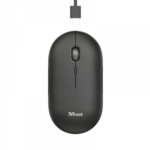Trust Puck Ratón Inalámbrico Bluetooth Batería Recargable Hasta 1600 DPI Trust Puck Ratón Inalámbrico Bluetooth Batería Recargable Hasta 1600 DPI