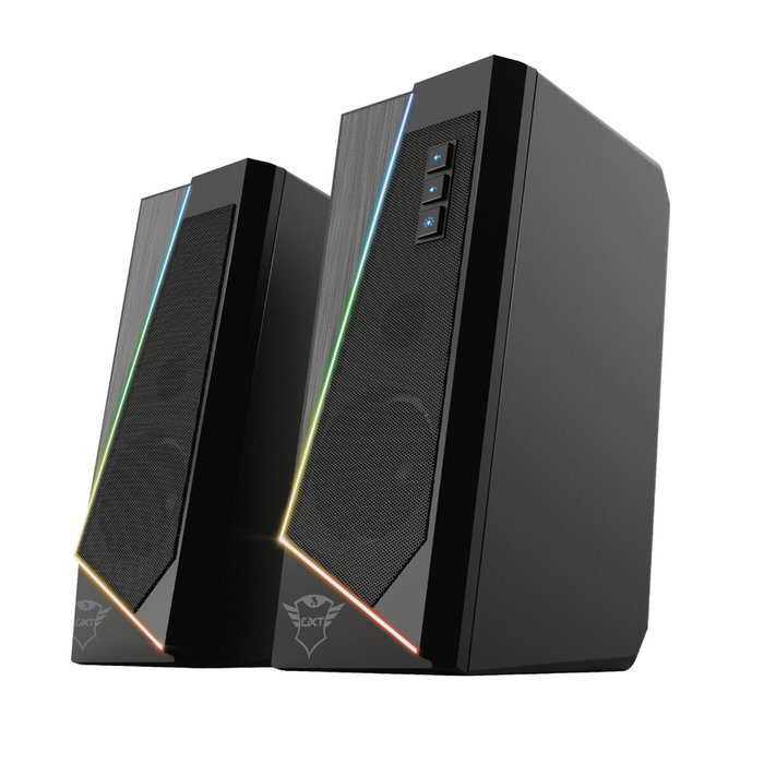 Trust GXT 609 Zoxa Altavoces 2.0 RGB Negro