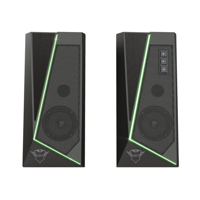 Trust GXT 609 Zoxa Altavoces 2.0 RGB Negro