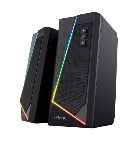 Trust GXT 609 Zoxa Altavoces 2.0 RGB Negro