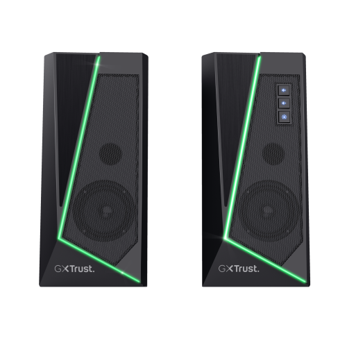Trust GXT 609 Zoxa Altavoces 2.0 RGB Negro
