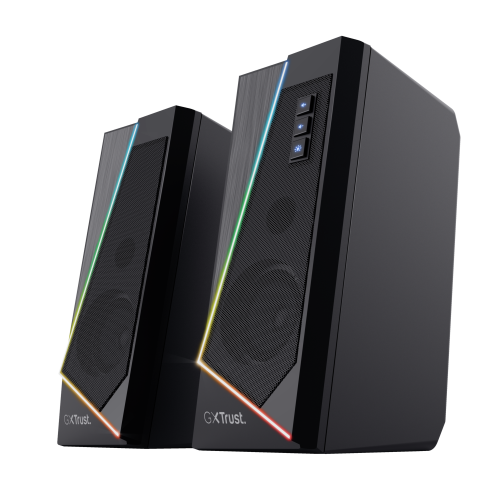 Trust GXT 609 Zoxa Altavoces 2.0 RGB Negro
