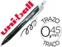 Boligrafo Uni-Ball Jet Stream Sport Sxn-150 Tinta Hibrida Negro 12 unidades