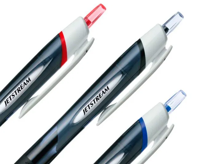 Boligrafo Uni-Ball Jet Stream Sport Sxn-150 Tinta Hibrida Negro 12 unidades