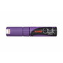 Uni-Ball Marcador de tiza líquida Chalk PWE-8K punta biselada violeta (Set de 6)