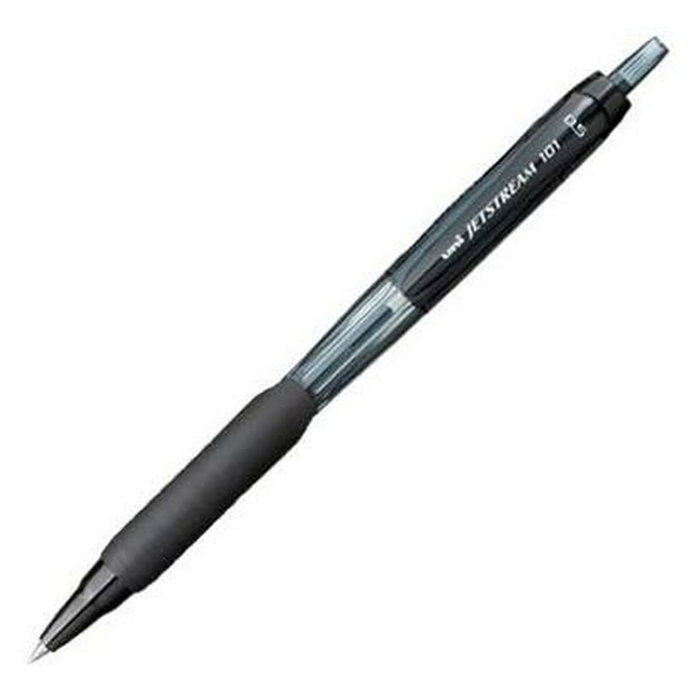 Uni-Ball Jetstream SXN-101-07 Retráctil Negro 0.7mm (Set de 12)