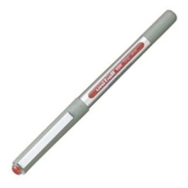 UNI-BALL Eye Fine UB-157 Bolígrafo de Tinta Pigmentada Roja 0,5 mm (Caja de 12)