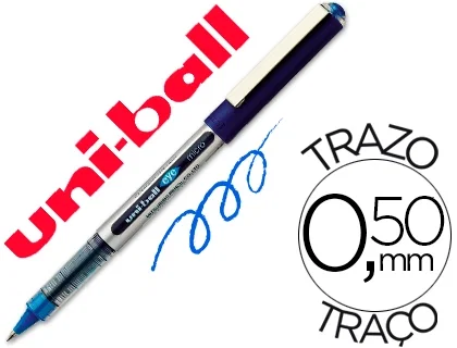 Uni-Ball UB-150 Rollerball Eye Micro 0,5 mm Azul Caja 12 Ud