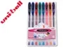 Uniball UM-120 Bolígrafo Tinta Gel Punta 0,7 mm Estuche 8 Colores Básicos